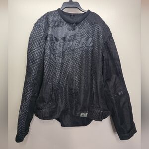 Speed & Strength Motorcycle Jacket XL Black Men's Padded Racing